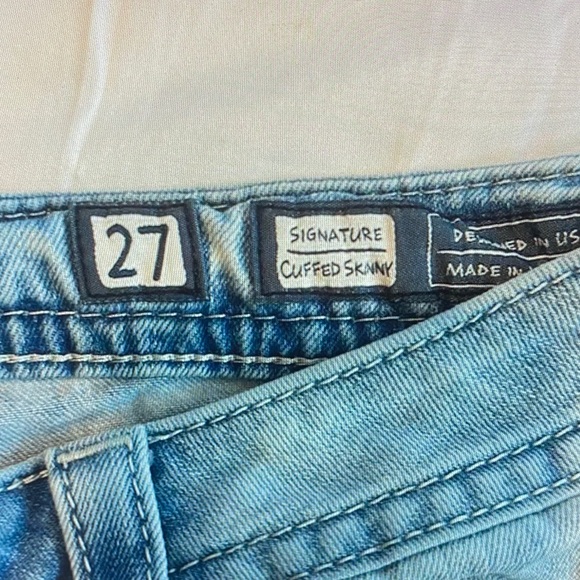 Miss Me Light Blue Skinny Jeans - Picture 5 of 5